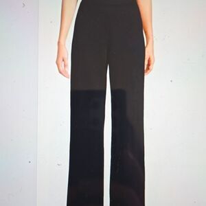 St. John Santana Knit Wide Leg Pant Large